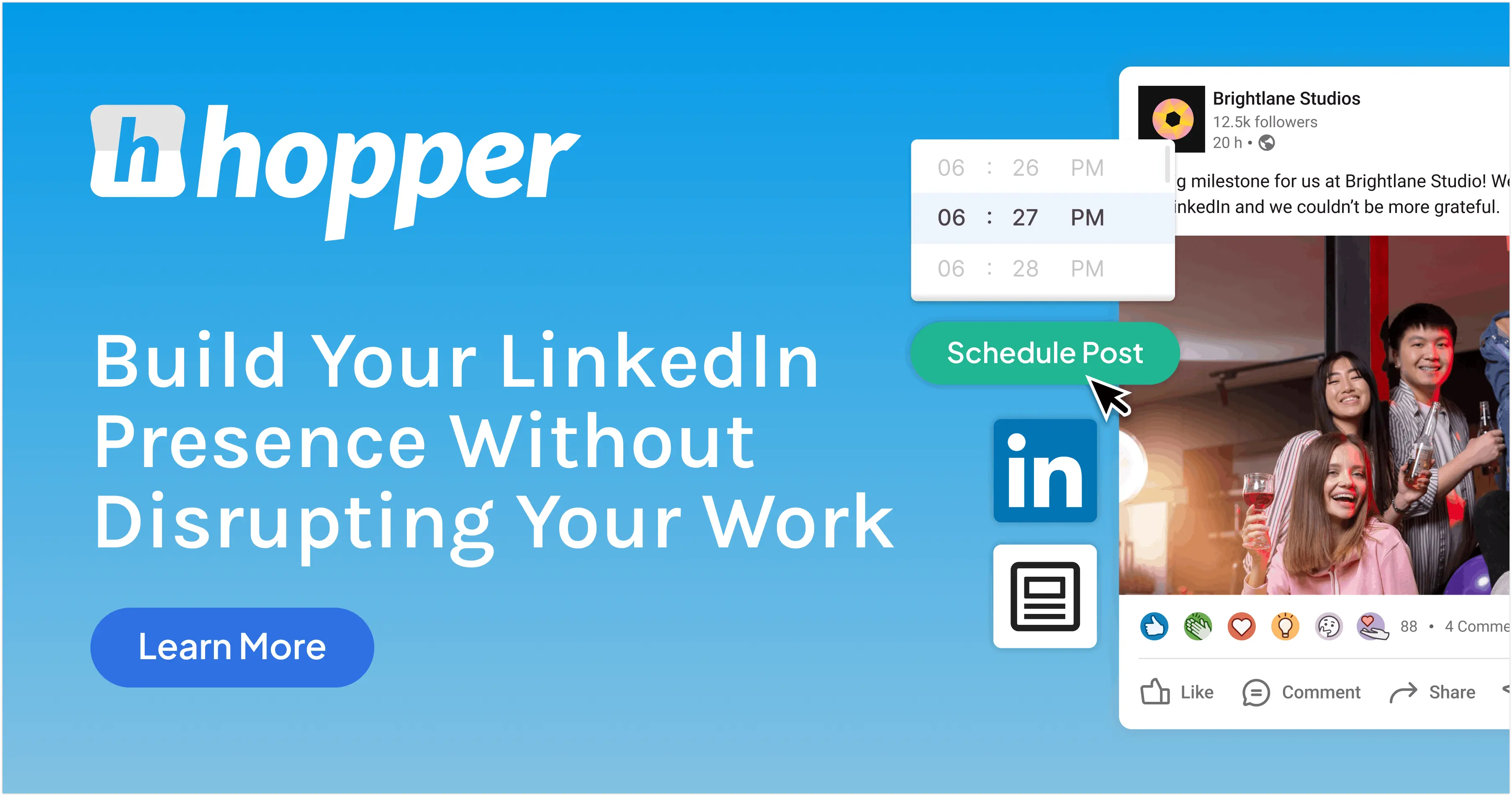 How to schedule LinkedIn content and build a consistent posting routine