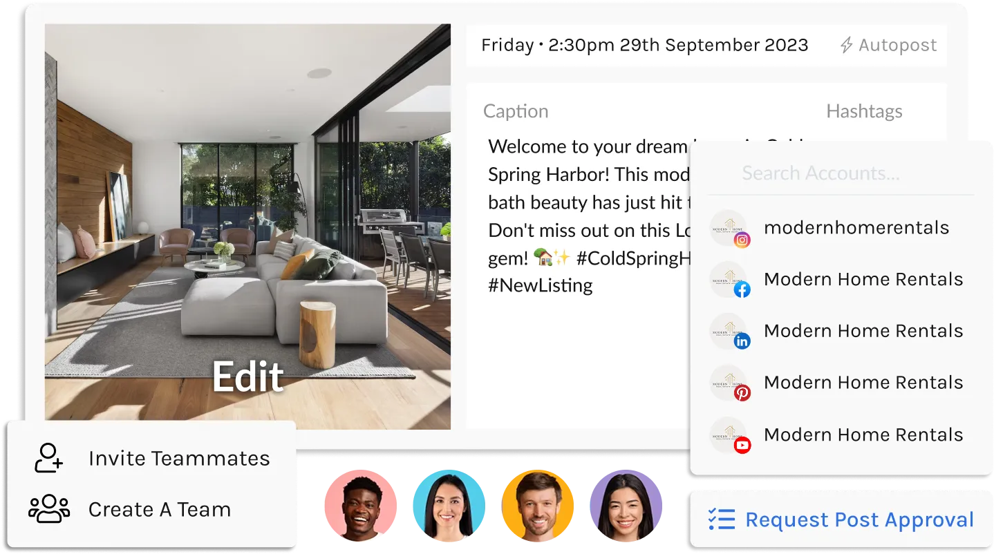 Multi-platform scheduling with calendar and grid planner