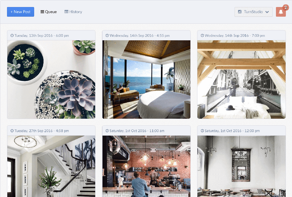 Instagram Schedule Queue