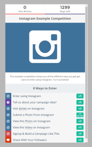instagram marketing tools - gleam