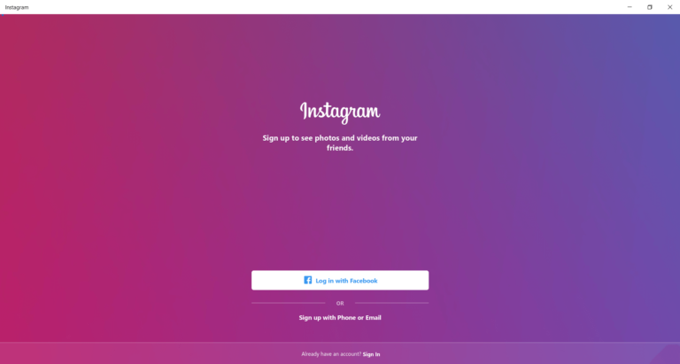 download instagram for pc windows 10 without store