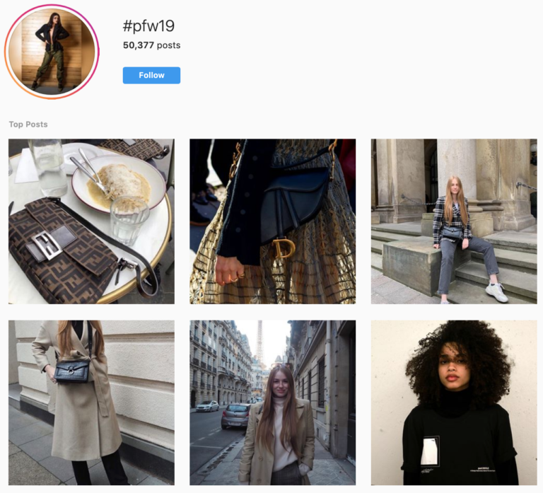 Top Fashion Hashtags To Grow Your Instagram Account