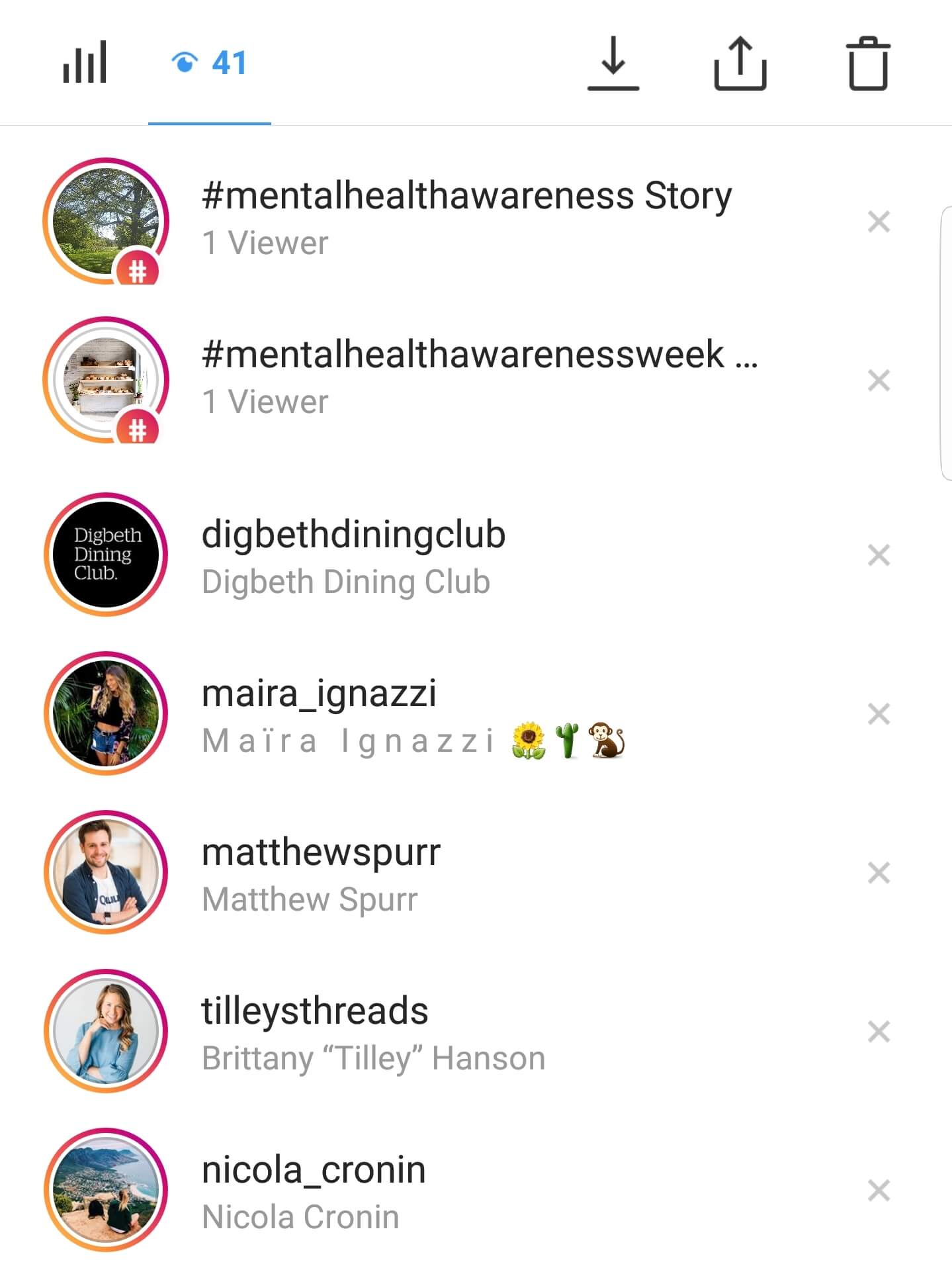 instagram insights stories - see what an instagram accounts follower count was