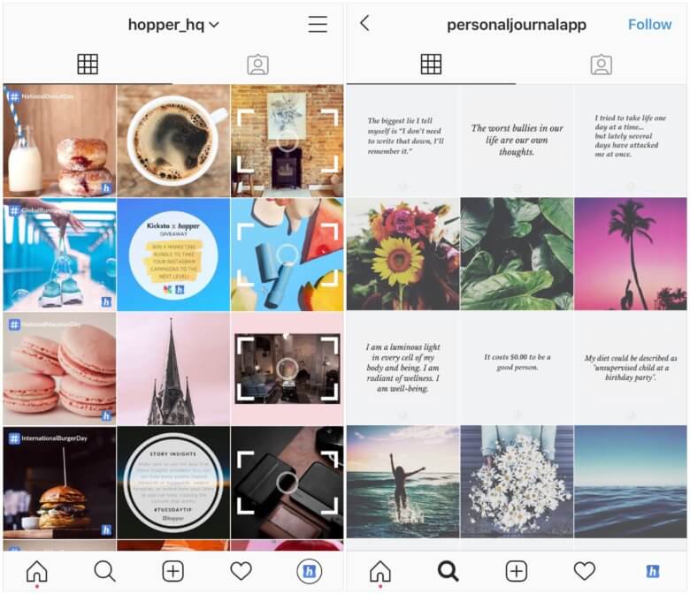 instagram theme