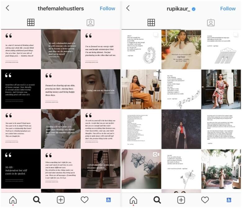 instagram theme