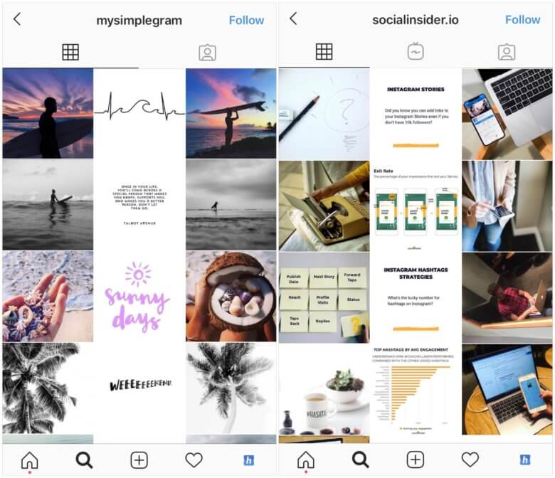 instagram theme