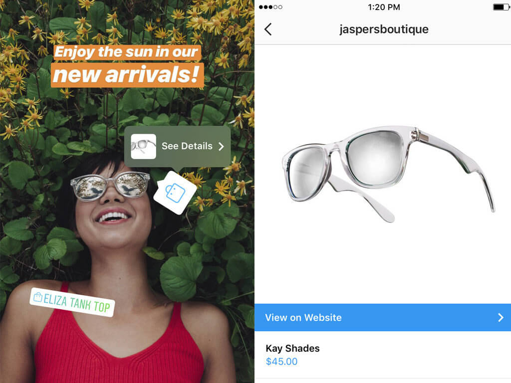 Instagram shoppable posts