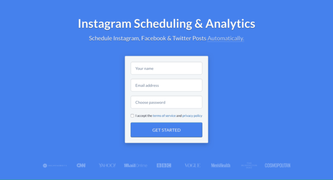 schedule facebook posts