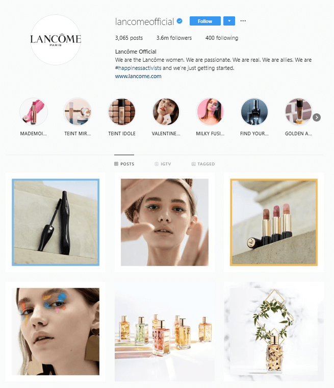 lancome instagram