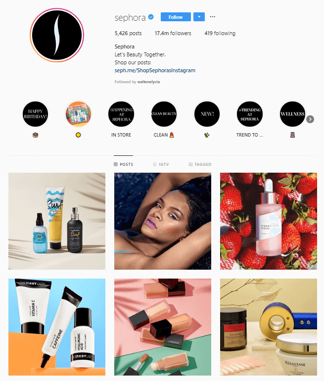 sephora instagram