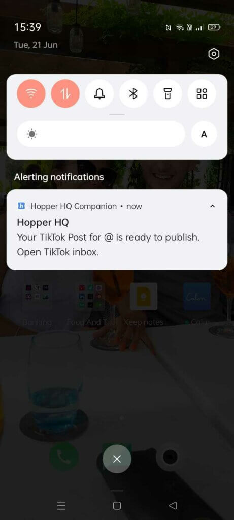 hopper hq tiktok reminder