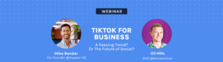 Tiktok for business webinar