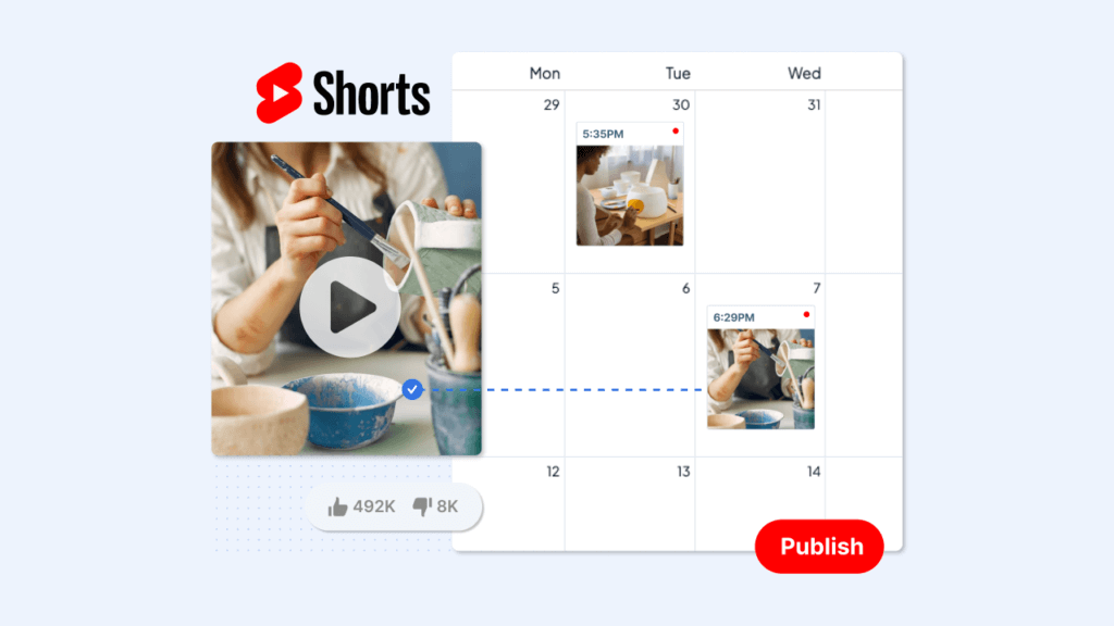 schedule YouTube Shorts