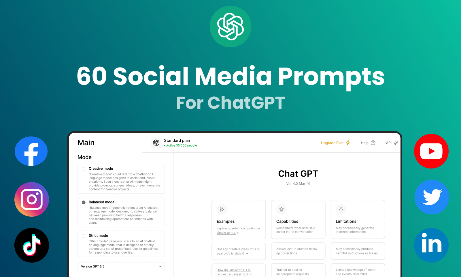 1000+ AI & ChatGPT Prompts for Social Media Post Generation - SocialBee