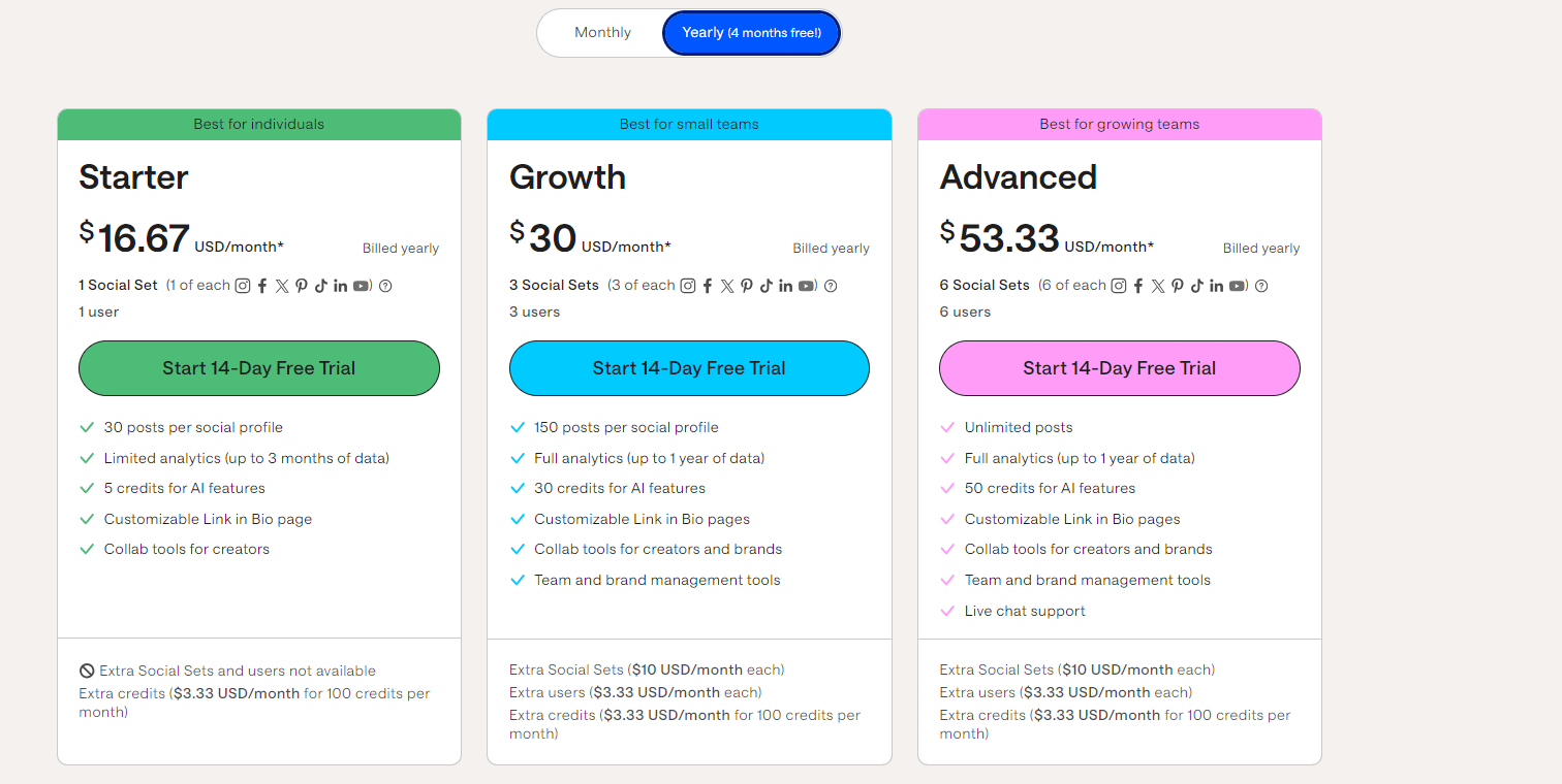 later pricing page