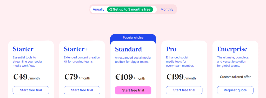 Kontentino Pricing