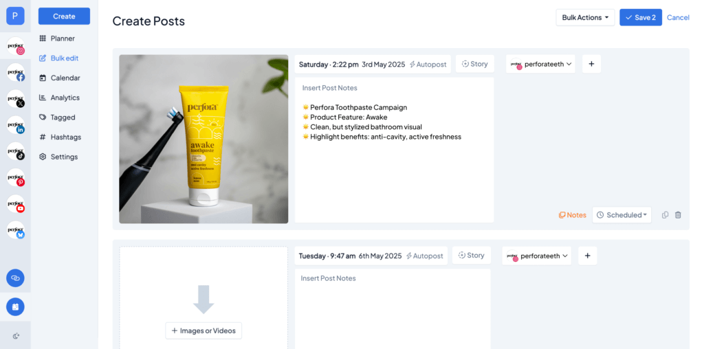 Schedule Instagram Reels from PC or Desktop - Hopper HQ dashboard